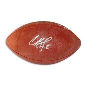 Autographed Cedric Benson NFL Football 