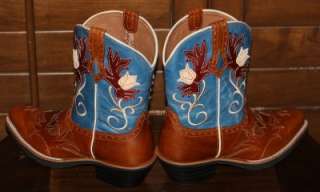 NEW Womens ARIAT Whoa Baby Square Toe Crepe Brown Western Cowboy boots 