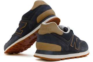 New Balance ML574WKN Wheat Navy 574 Series Mens New Running Shoes Size 