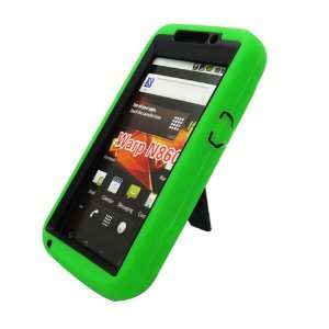   Black Kickstand Double Layer Hard Cover Cell Phones & Accessories