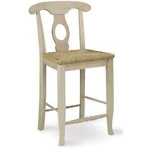  Whitewood Empire stool   24 SH  Seating stools Collection 