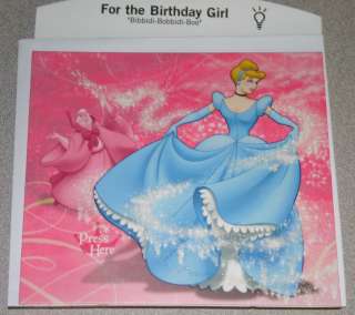 Hallmark Musical Greeting Card Lot of 2 Cinderella  