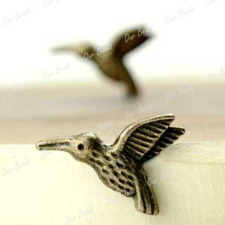 50Antique Style Vintage Brass Bird Animal Bead TS4280 4  