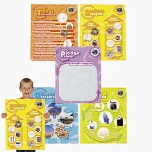  5 Pc Going Green Learning Chart Set   Teaching Supplies 