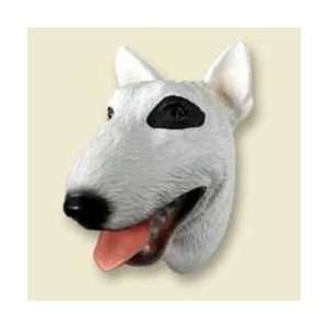  Bull Terrier Dog Magnet   White