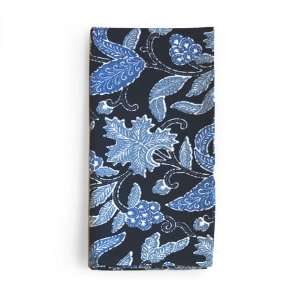    Dransfield and Ross Batik Print Napkin  Blue Indigo