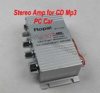 450W Hi Fi  MP4 Speaker Amplifier PC CAR Stereo AMP  