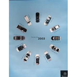  2003 Mercedes Benz Line Sales Brochure Catalog C230 SLK320 