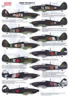 Authentic Decals 1/48 HAWKER HURRICANE Mk IIb Fighter  