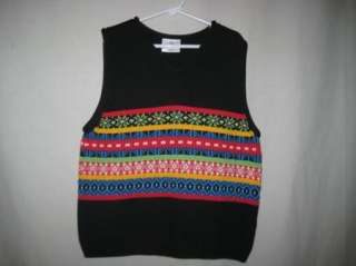 Hanna Andersson Folklore Journey Sweater Vest 130 8 10  