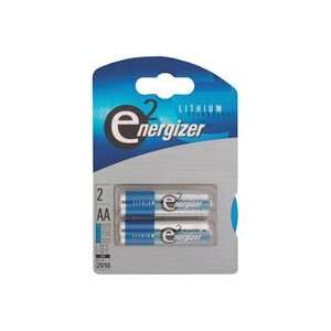  Energizer AA Batteries, 1.5 volt Lithium, Pack of Two 