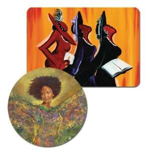   /Three Ladies   Set of 2 African American Magnets
