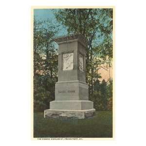  Daniel Boone Monument, Frankfort, Kentucky Giclee Poster 