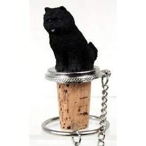 Chow Chow Bottle Stopper (Black) 