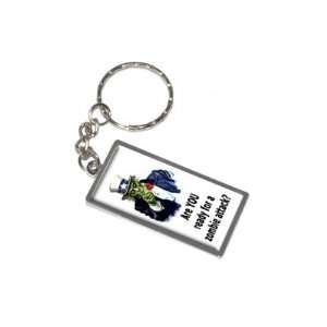   Ready For a Zombie Attack   Uncle Sam   New Keychain Ring Automotive