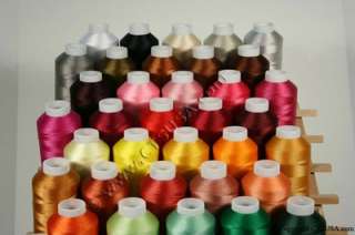 50 LARGE INDUSTRIAL EMBROIDERY MACHINE THREAD SET 5000M  