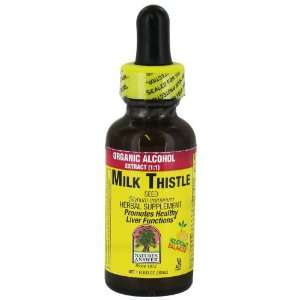  Natures Answer Milk Thistle Seed Organic Alcohol 1 oz 