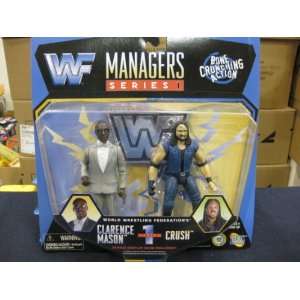  WWF Managers Series 1 Clarence Mason/Crush by Jakks 