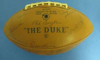 1969 Green Bay Packers 49 Signed/Autographed Football PSA/DNA Auto 