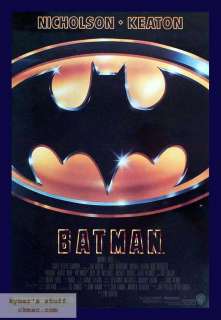 BATMAN Glossy Tim Burton Orig 1Sheet Poster  