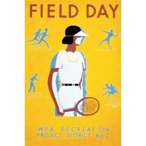  Field Day 16X24 Canvas Giclee