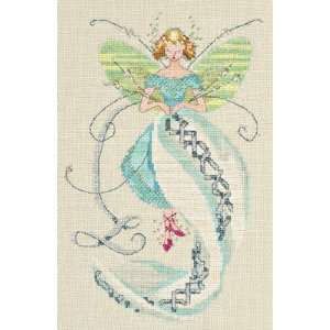  Stiching Fairies Linen Fairy   Cross Stitch Pattern Arts 