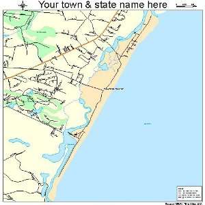  Street & Road Map of Pawleys Island, South Carolina SC 