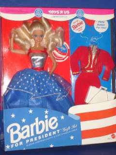BARBIE FOR PRESIDENT Gift Set Mattel 1991 NRFB  