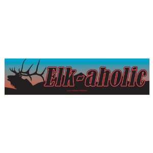  Elk aholic (Bumper Sticker) 