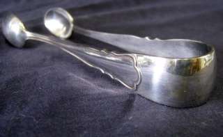   SILVER CONTINENTAL GERMAN ICE TONGS MH WILKENS & SOHNE 30gms  