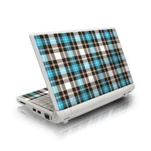  Turquoise Plaid Design Asus Eee PC 900 Skin Decal Cover 