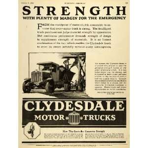   Steel Strength Clyde Automobile   Original Print Ad