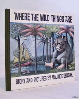 Where the Wild Things Are ~ Maurice Sendak ~ Early Printing ~ 2nd 