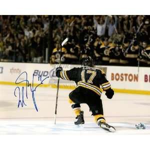  Signed Lucic Picture   knee fist pump 16x20 Sports 