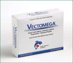 Europharm Vectomega Whole Food Omega 3   60 Tablets  