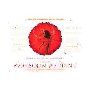  MONSOON WEDDING (STYLE B  BRITISH QUAD) Movie Poster 