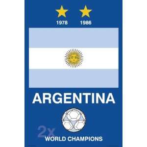  ARGENTINA WORLD CHAMPIONS POSTER