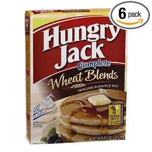 Hungry Jack Pancake and Waffle Complete Wheat Blends, 28 Ounce Boxes 