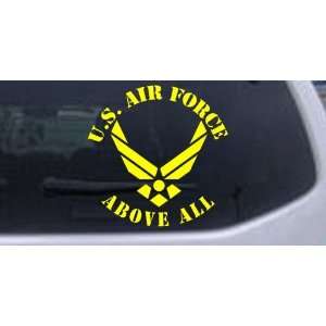  U.S. Air Force Above All Military Car Window Wall Laptop 