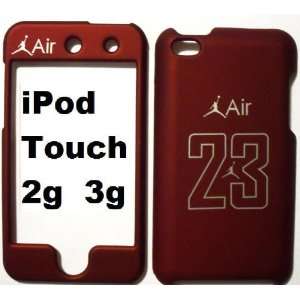 Jordan 23 Air red basketball logo Apple ipod iTouch Touch 2 2G 3 3g 