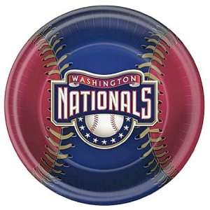    Washington Nationals Baseball Paper Party Plates
