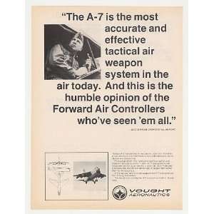   Vought A 7 Aircraft Forward Air Controller Print Ad