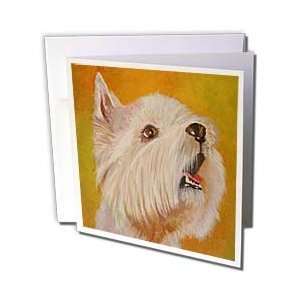   westy, terrier   Greeting Cards 12 Greeting Cards with envelopes