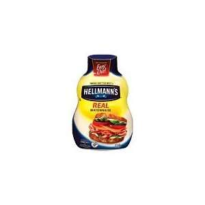 Hellmanns Mayonnaise, Real, Easy Out, 22 oz  Grocery 