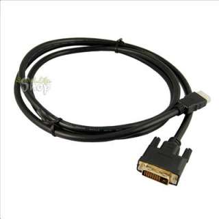 6ft Gold 24+1 DVI D Male to Male HDMI Cable for HDTV HD  