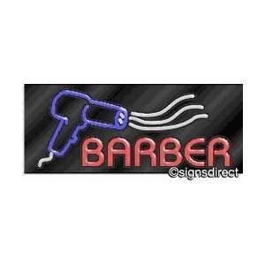  Barber Neon Sign w/Graphic  385
