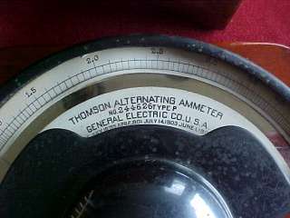 Vintage Thomson Alternating Ammeter General Electric  