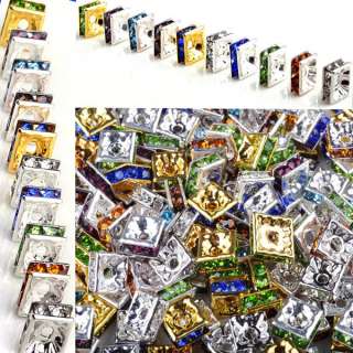 Wholesale Jewelry lots 200X Mixed Rhinestone Crystal Craft Findings 