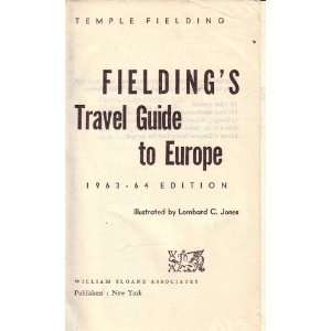 Fieldings Travel Guide to Europe 1963 64 Edition 