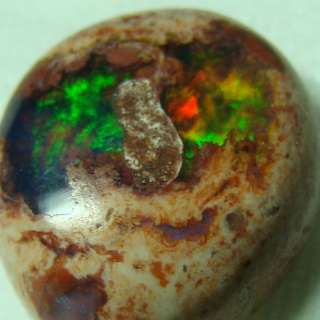 40ct Solid Natural Mexican Color Play FIRE Opal Cabochon Gemstone 